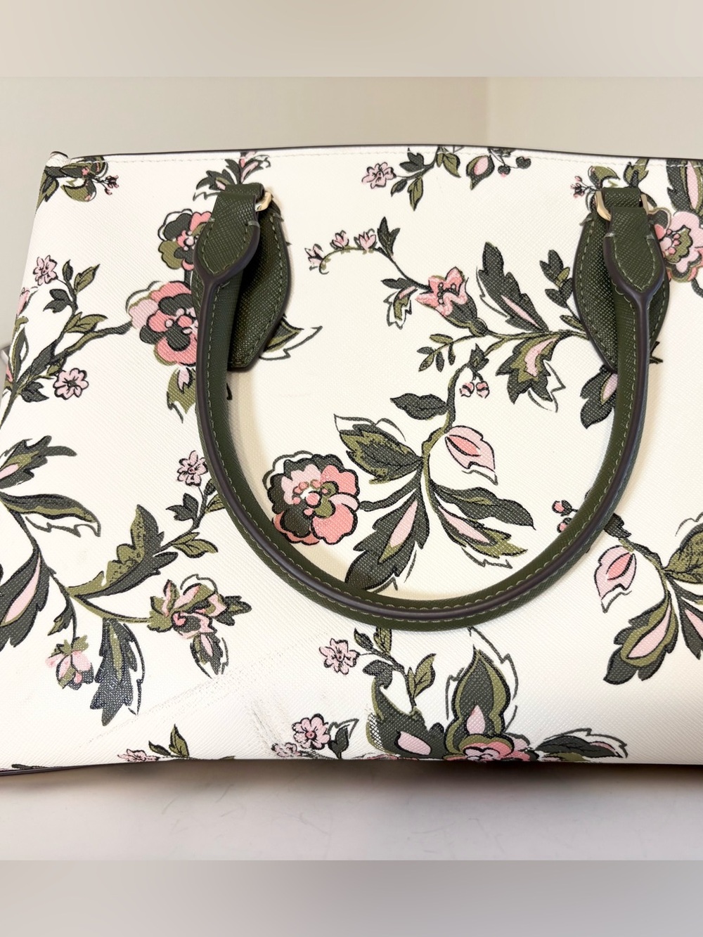 Kate Spade Madison Floral Medium Satchel & Madison continental zip around wallet - Picture 2 of 10